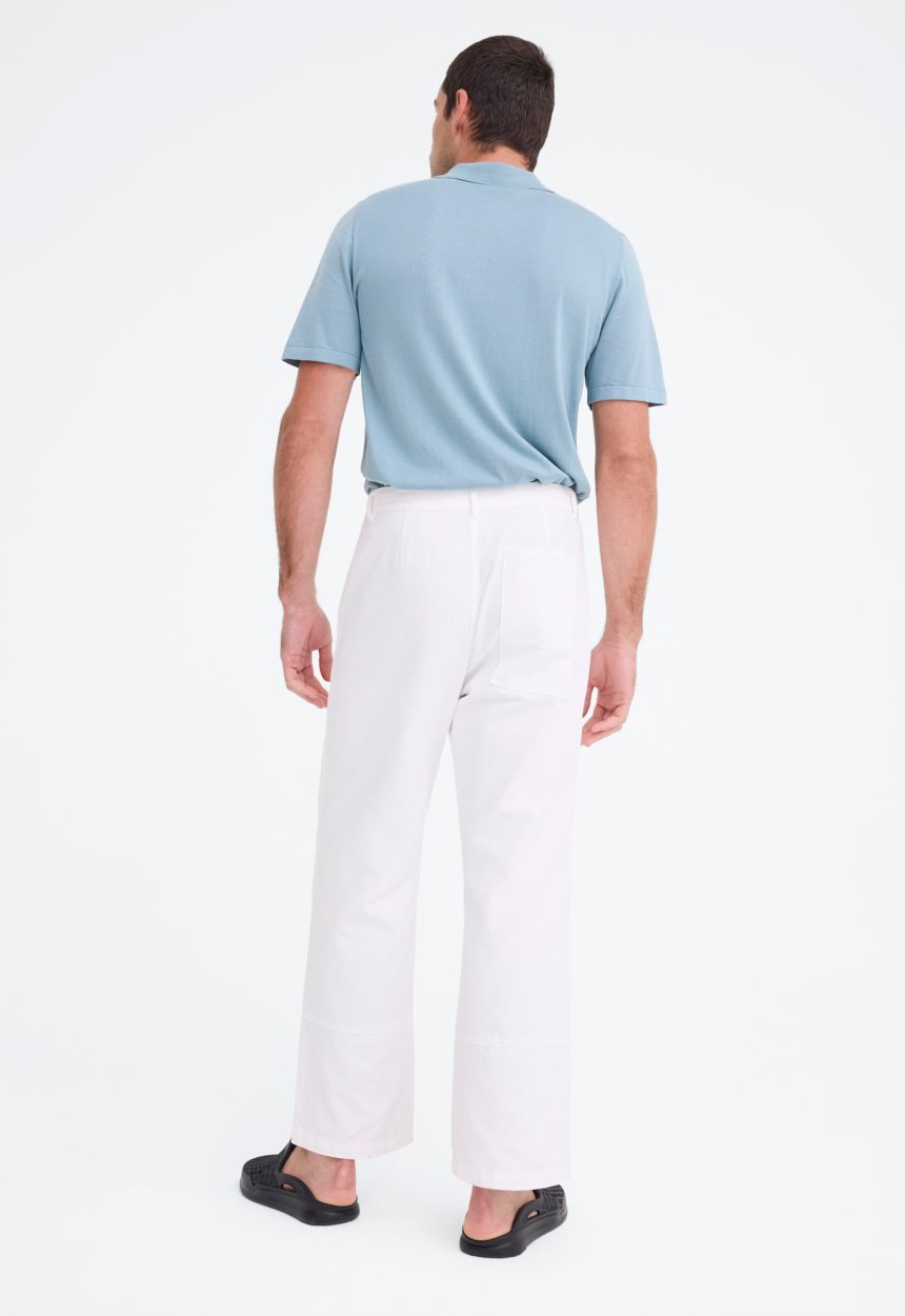 Jac + Jack Zane Cotton Denim Pant - White